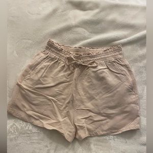 BlankNYC - Tan Drawstring Line  High Waisted Shorts Size S